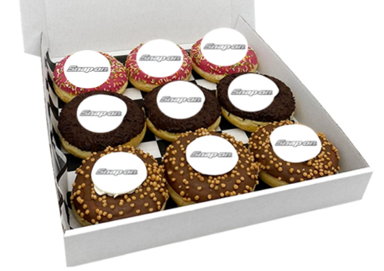 Picture of Branded Doughnuts – 9 Pack Mixed